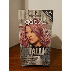 SCHWARZKOPF GOT2B METALLICS PERMANENT HAIR COLOR ~ M84 SAKURA PINK